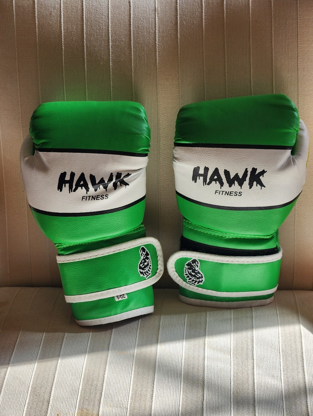 Hawk Training Kids Boxing Gloves 6 oz Green